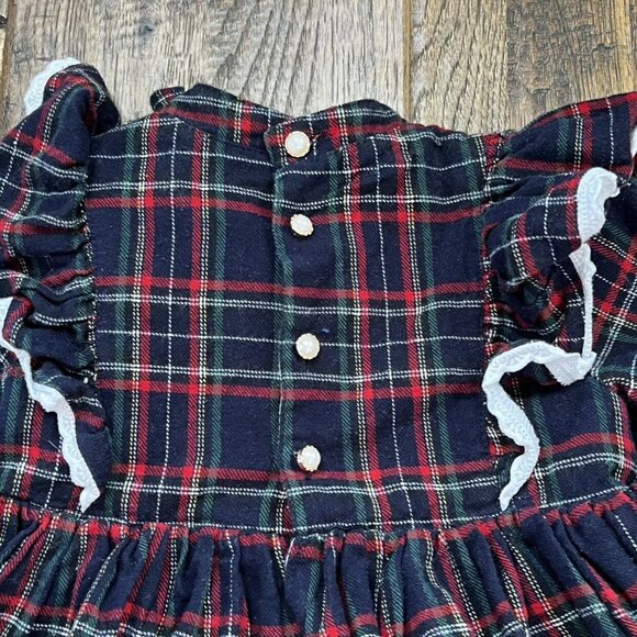Wears Pink/The Paper Doll Clothing Holiday Tartan Plaid Dress Sz 5 - Picture 10 of 15